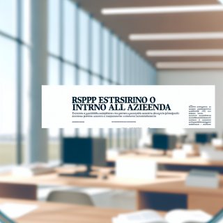 Rspp esterno o interno all'azienda.